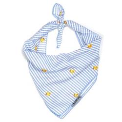 Lt. Blue Stripe Rubber Duck Tie Bandana