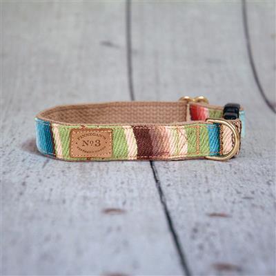 1" Light Green Sundance Serape Collars and Leads