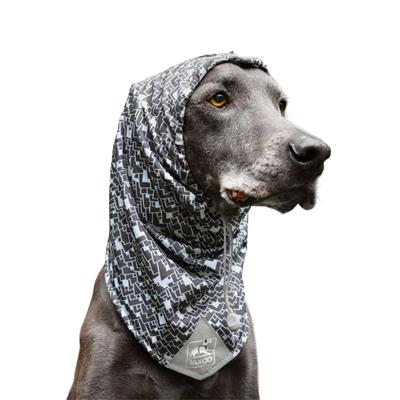 Scruff Scarf - Mountain Print (charcoal/white)