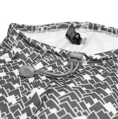 Scruff Scarf - Mountain Print (charcoal/white)