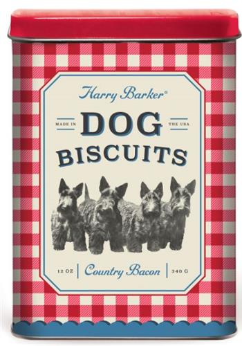 Gingham Biscuit Tin