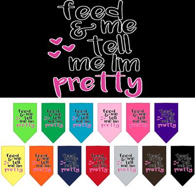 Tell Me I'm Pretty Pet Bandana
