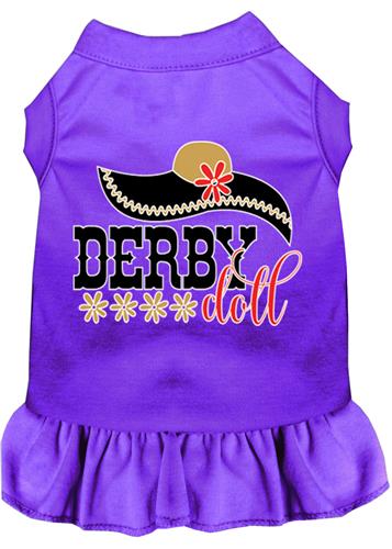 Derby Doll Screen Print Dress