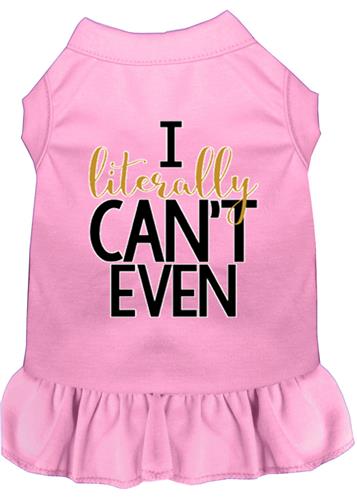 I Literally Can't Screen Print Dress