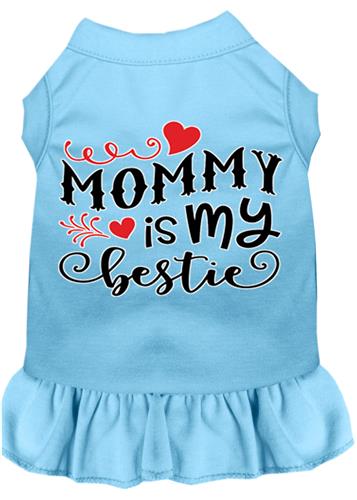 Mommy is My Bestie Screen Print Dress