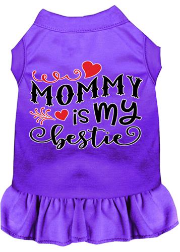 Mommy is My Bestie Screen Print Dress