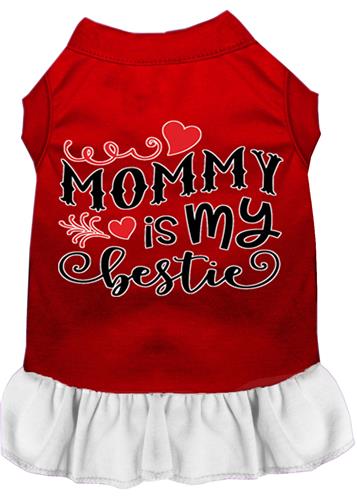 Mommy is My Bestie Screen Print Dress