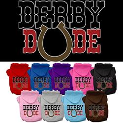 Derby Dude Screen Print Pet Hoodies
