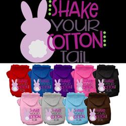 Cottontail Screen Print Pet Hoodies