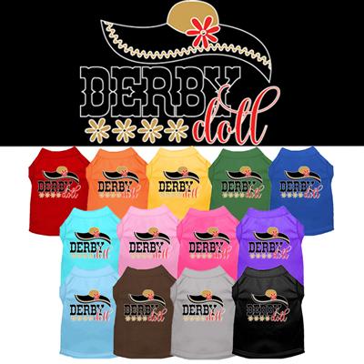 Derby Doll Screen Print Dog Shirt