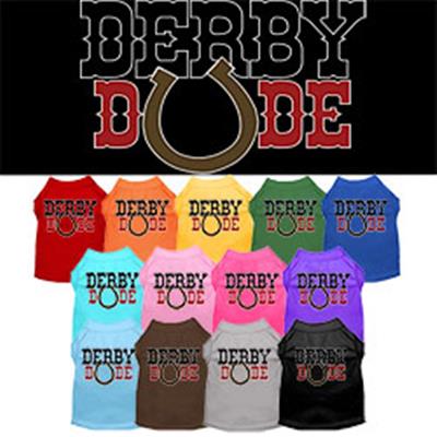 Derby Dude Screen Print Dog Shirt