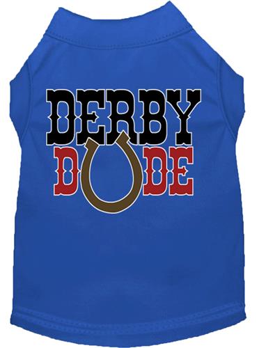 Derby Dude Screen Print Dog Shirt