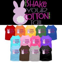Cottontail Screen Print Dog Shirt