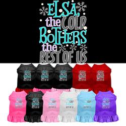 Elsa, The Cold Screen Print Dress