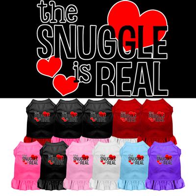 The Snuggle Is Real Screen Print Dress