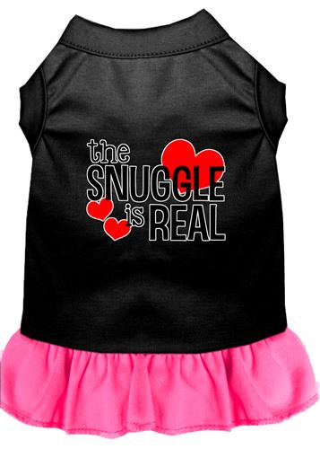 The Snuggle Is Real Screen Print Dress