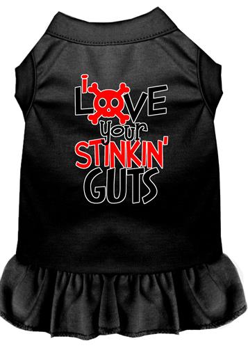 Love Your Stinkin Guts Screen Print Dress