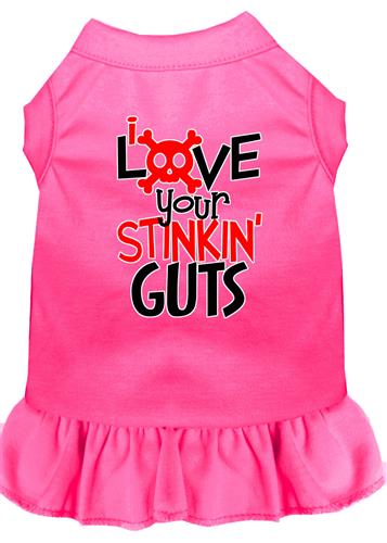Love Your Stinkin Guts Screen Print Dress