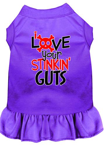 Love Your Stinkin Guts Screen Print Dress
