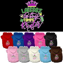 Laissez Les Screen Print Pet Hoodies