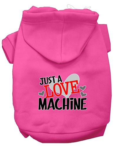 Love Machine Screen Print Pet Hoodies