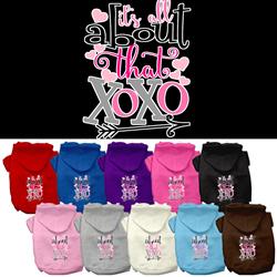 All About That XOXO Screen Print Pet Hoodies