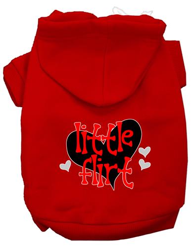 Little Flirt Screen Print Pet Hoodies