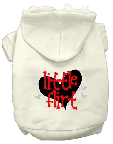 Little Flirt Screen Print Pet Hoodies