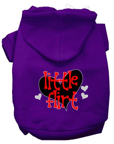 Little Flirt Screen Print Pet Hoodies