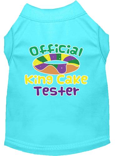 King Cake Taster Screen Print Dog Shirt