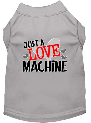 Love Machine Screen Print Dog Shirt