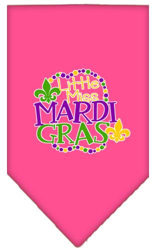 Little Miss Mardi Gras Screen Print Pet Bandana
