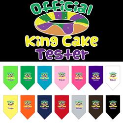 King Taste Taster Screen Print Pet Bandana