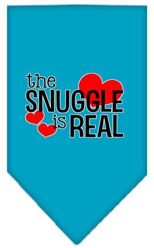 The Snuggle Is Real Screen Print Pet Bandana