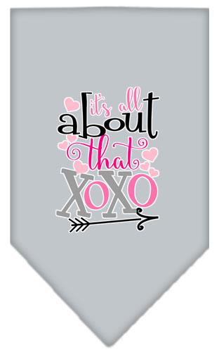 All About That XOXO Screen Print Pet Bandana