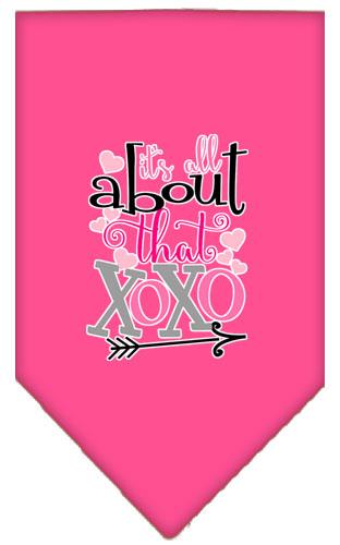 All About That XOXO Screen Print Pet Bandana