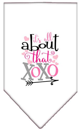 All About That XOXO Screen Print Pet Bandana