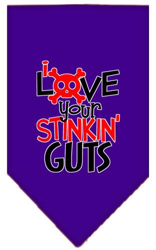 Love Your Stinkin Guts Screen Print Pet Bandana