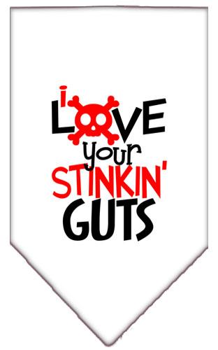 Love Your Stinkin Guts Screen Print Pet Bandana