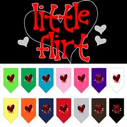 Little Flirt Screen Print Pet Bandana
