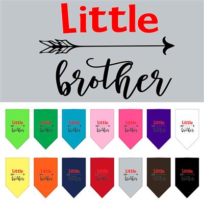 Little Brother Screen Print Pet Bandana