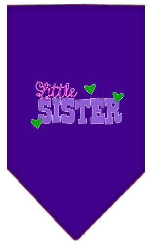 Little Sister Screen Print Pet Bandana