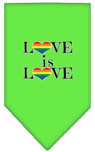 Love Is Love Screen Print Pet Bandana