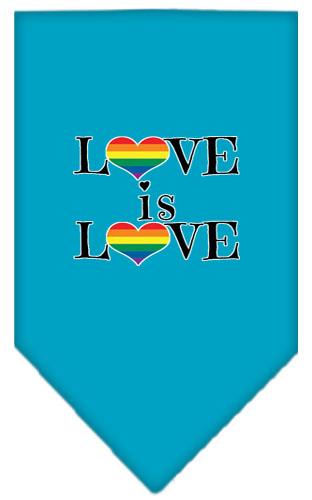 Love Is Love Screen Print Pet Bandana