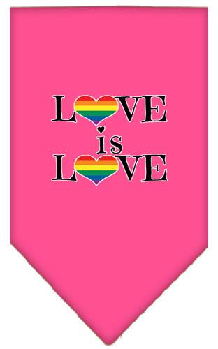 Love Is Love Screen Print Pet Bandana