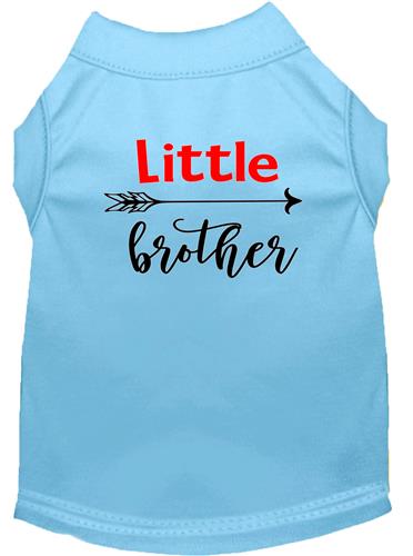 Little Brother Screen Print Dog Shirt