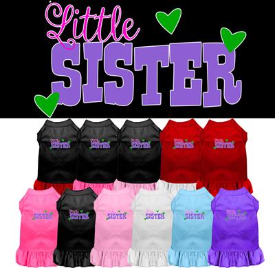 Little Sister Screen Print Dress