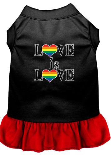 Love Is Love Screen Print Dress