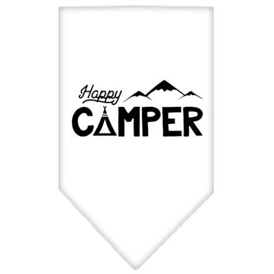 Happy Camper Screen Print Pet Bandana