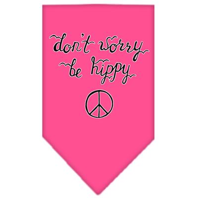 Be Hippy Screen Print Pet Bandana